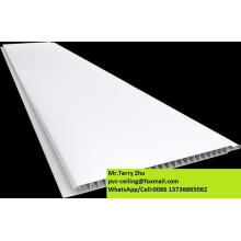 Plain white PVC stretch ceiling panel for interior house decoration